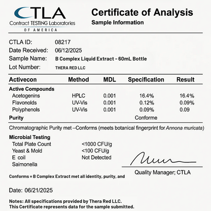 TheraRed™ Organic B12 Vitamin Liquid Drops