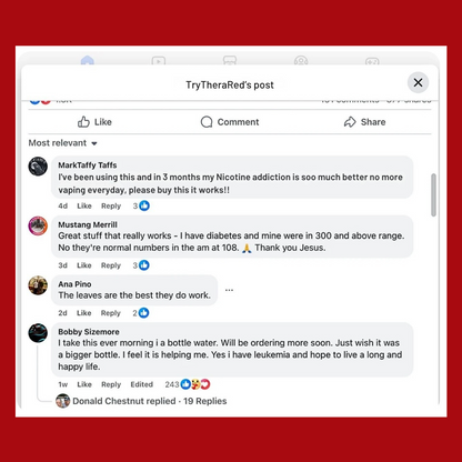 TheraRed™ Organic B12 Vitamin Liquid Drops For Addiction